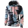 Men Pullover 3D Tie Dye Print Sweatshirt Couples Hooded Long Sleeve Women Plus Size Loose Hoodie