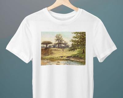 Landscape II, Richard Buckner Gruelle, Unisex T-Shirt, Art T-Shirt, Gift for Her, Gift for Him, Art Lover Gift