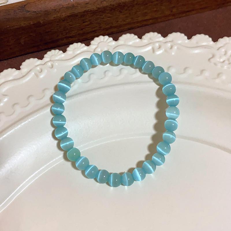 Bow Zircon Crystal Beaded Glass Bracelet New Chinese Retro Bracelet Fashion Versatile High Sense Jewelry Women