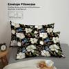 3-piece natural floral pattern printed down duvet cover (1 duvet cover+2 pillowcases, no core) bedding set