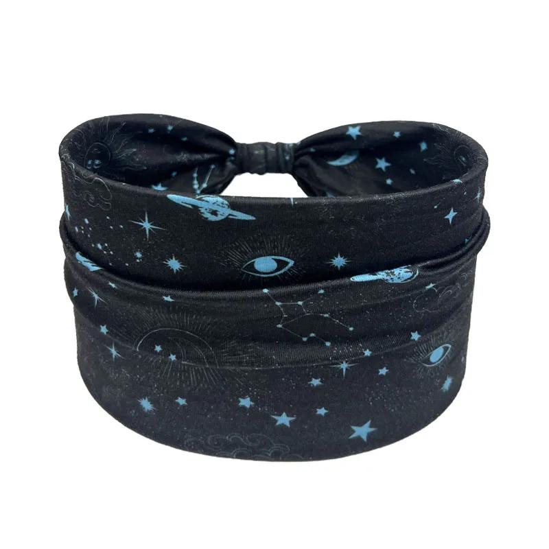 5 Stück/Set modische breite geknotete Stirnbänder im Ethno-Stil, rutschfeste Stirnbänder, modische Haaraccessoires für Damen und Mädchen