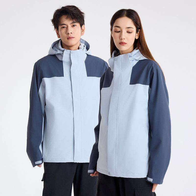 Jacket Men's Three-in-one Silver Fox Velvet Liner Windproof and Waterproof Chuanxi Jacket Mountaineering Suit Women