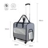 Large Capacity Pet Travel Cage: Breathable Trolley Bag for Cats & Dogs