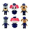 Plush Sheriff Labrador Toy Childern Doll Gift Home Decoration Presents Kids
