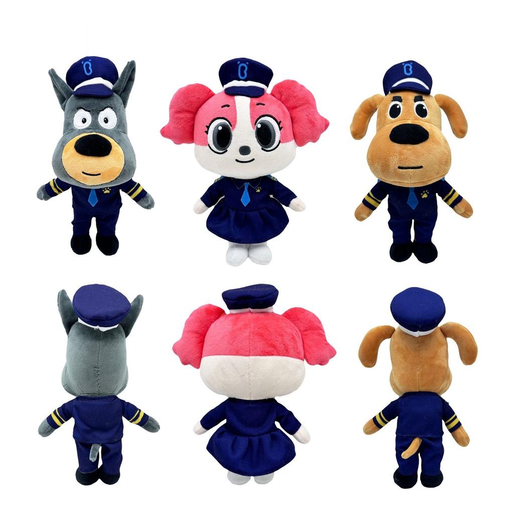 Plush Sheriff Labrador Toy Childern Doll Gift Home Decoration Presents Kids