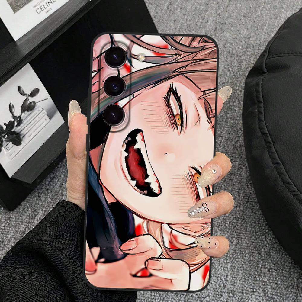 

Крутой аниме чехол для телефона S-Toga Himiko-H для Samsung S24, S25 S22,S30,Note20,Lite,Ultra,5G,Plus,FE, Ударопрочный, Тонкий, Черный, Чехол S25