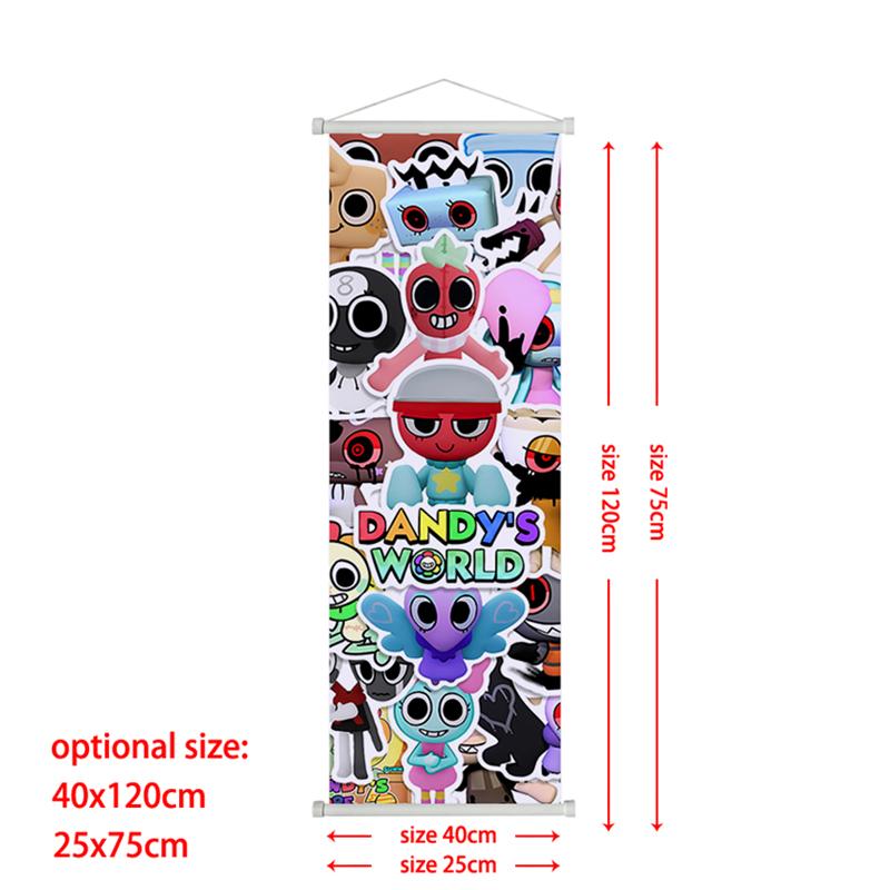 

Мир Денди Обои Настенное Искусство Холст Живопись Картина Принт Подвесной Свиток Постер Украшение Дома Искусство для Игровой Комнаты 25*75cm слоновая кость