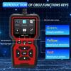 2025 New OBD2 Scanner Diagnostic Tool - Check Engine Light Code Reader With Reset, Battery Voltage Tester, Modes 6 & 8, Suitable For All OBD II