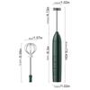 USB Rechargeable Electric Milk Frother 3 Gear Speed Egg Beater Blender Foam Mixer  Cream