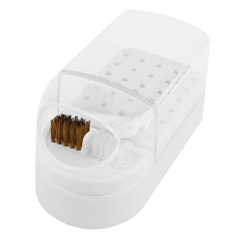 New Nail Drill Bits Organizer Box Nails Material Storage 30 Slots Nail Bag Organizer Nail Art Supplies MJSN04
