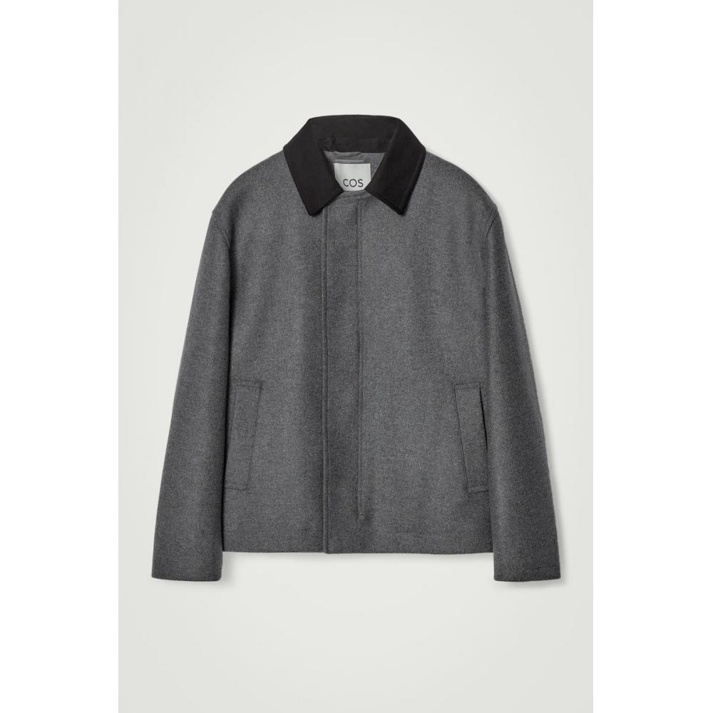 

Cos Japan Wool Jacket With Collar dark gray/XL