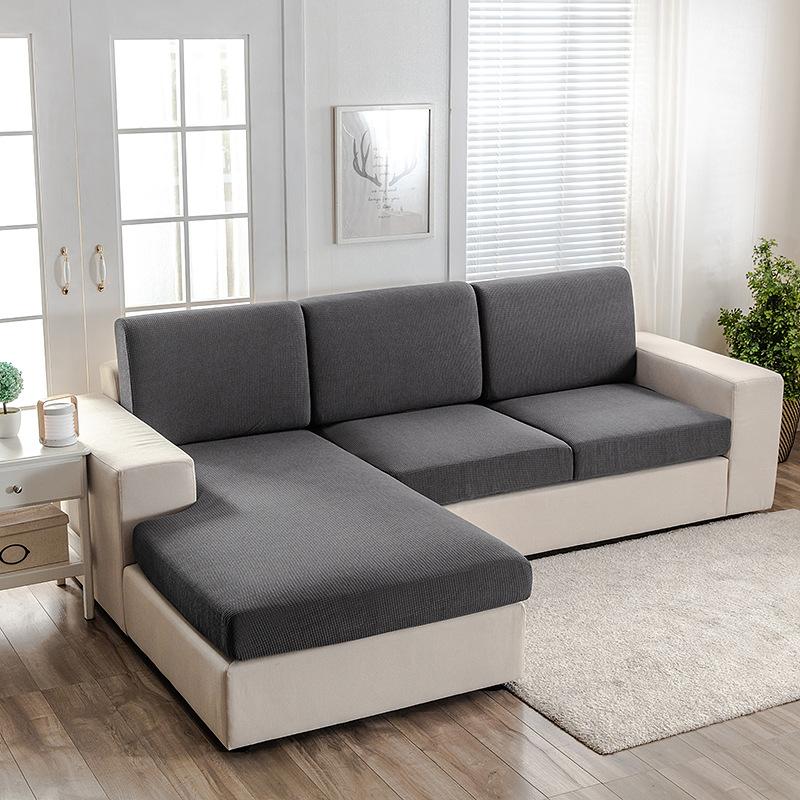 Waffle Waterproof Corn Velvet Thickened Solid Color Lazy Sofa Cover Four Seasons Universal Sofa Single and Double Combination