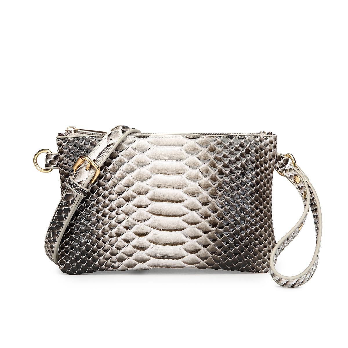 

Винтажная разноцветная женская сумка через плечо, кошелек-клатч с крокодиловым узором, кошелек Brahmin, трансграничная