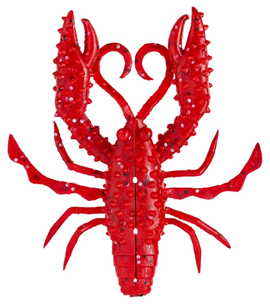 Gamakatsu Luxe Octorize Norinori Claw 3.3 inch #1 Solid Red 3.3 inch
