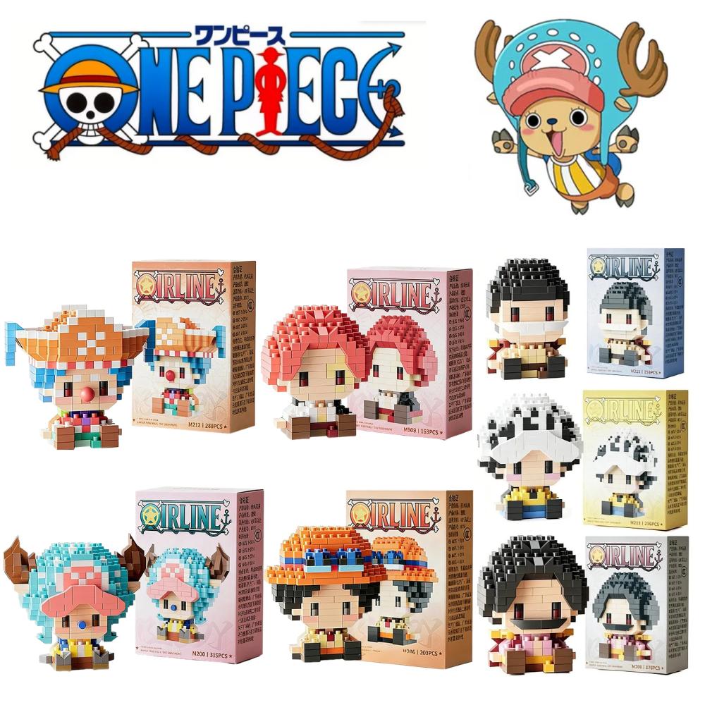 TOYS ONE PIECE Monkey · D · Garp Roger Micro Building Block Edward Newgate Anime Model Assembly Figure Toys For Gift