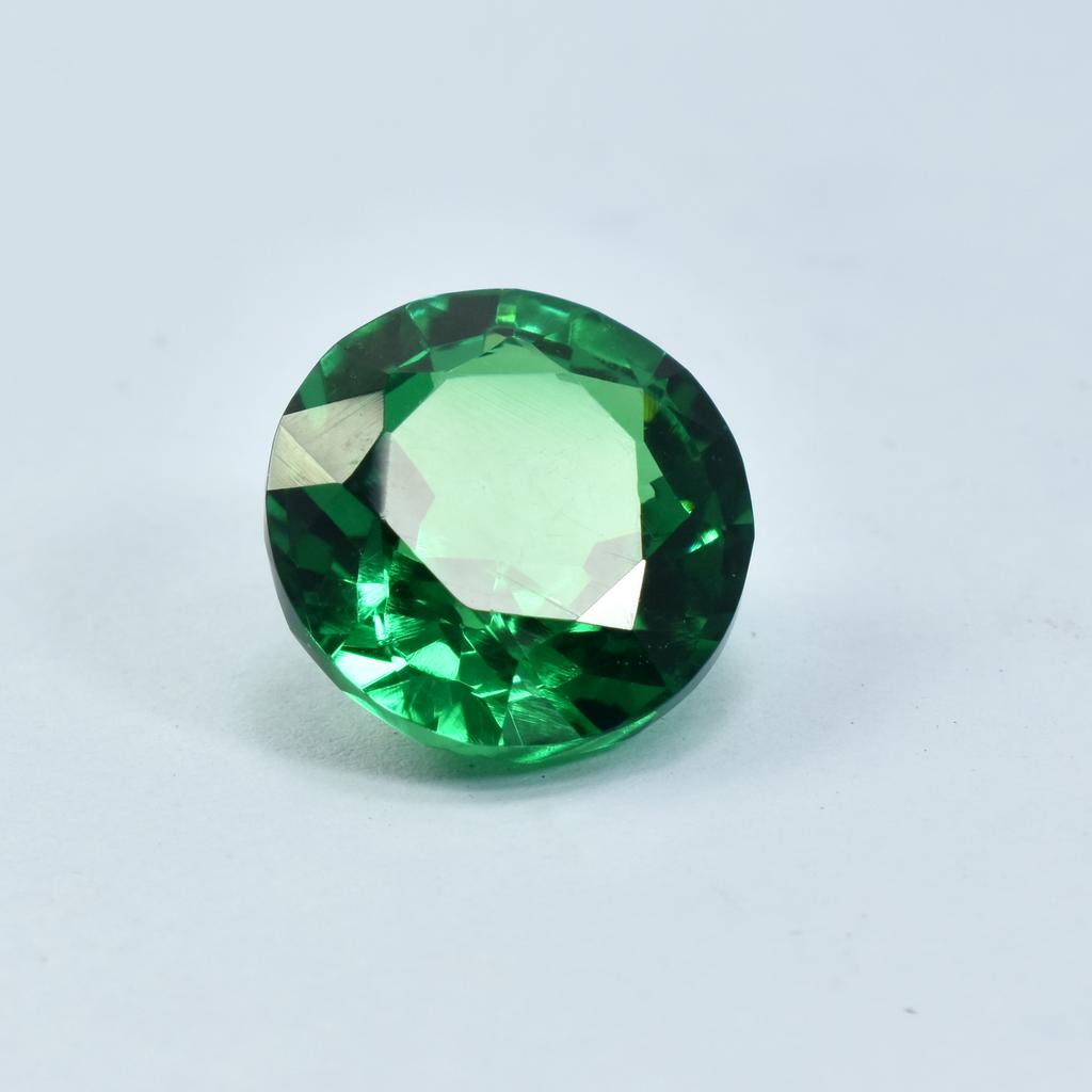 10.60 Ct NATURAL Green Tsavorite Garnet Round Cut   Loose Gemstone