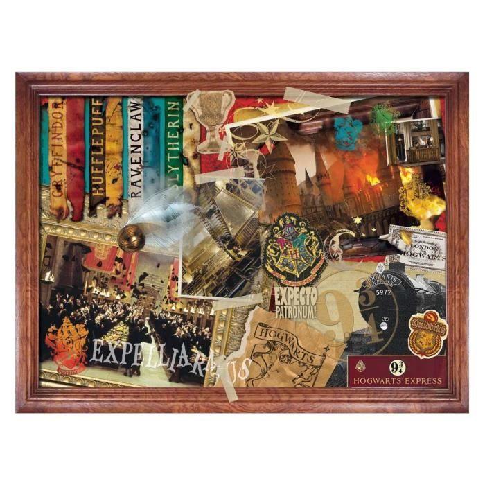 Puzzle - WINNING MOVES - Harry Potter - 1000 pièces - Poudlard - Thème Fantastique