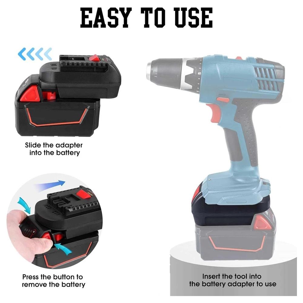 DM18BSL For Milwakee 18V and For Dewalt 20V Li-ion Battery Used To For Bosch 18V Tool Battery Battery Converter Adapter