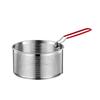 Efficient Cooking Utensil For Pasta Gadget Pasta Strainer Strainer Basket Removable Handle Stainless Steel Mesh