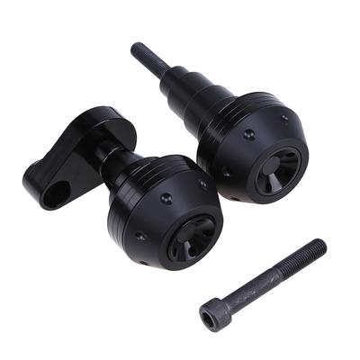 Aluminium Motorrad Rahmenschieber Roller Sturzpad Streetbike Schutz Passend für Kawasaki ZX6R 636 2007-2008
