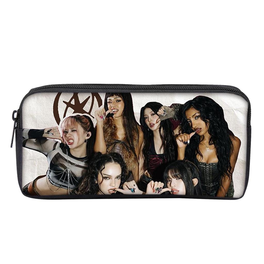 Kpop Katseye Versatile Pencil Case for Students and Children