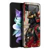 Japanese Bushido Samurai Phone Case For Samsung Galaxy Z Flip3 Flip4 Flip5 Case Shell For Z Flip 3 4 5 6 7 Hard Folding Cover