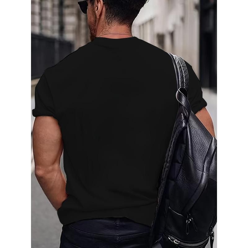 European Sizes Oversized Funny Novelty Print T-Shirt - Casual Short Sleeve Round Neck Tee with Humorous Everyday Patterns