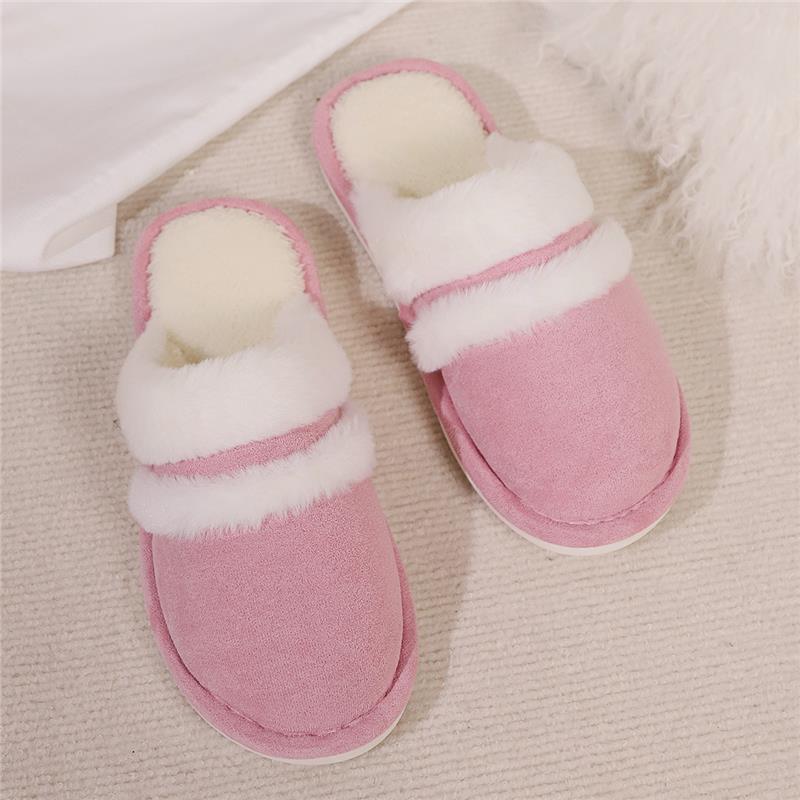 Winter Warm Women Slippers Cute Fluffy Slippers Lady Faux Fur Women's Slippers High Quality Female Footwear Indoor Cotton Shoes