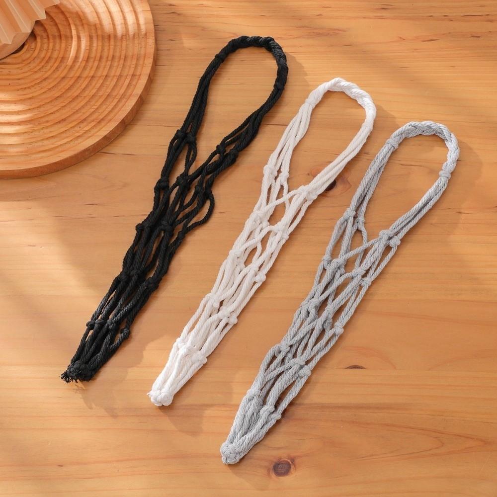 Woven Net Bottle Mugs Storage Bag Foldable Portable Cups Holder Coffee Cup Mesh Bag Camping