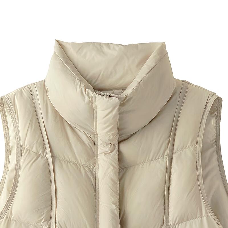 Women's 90% Down Stand-up Collar Vest