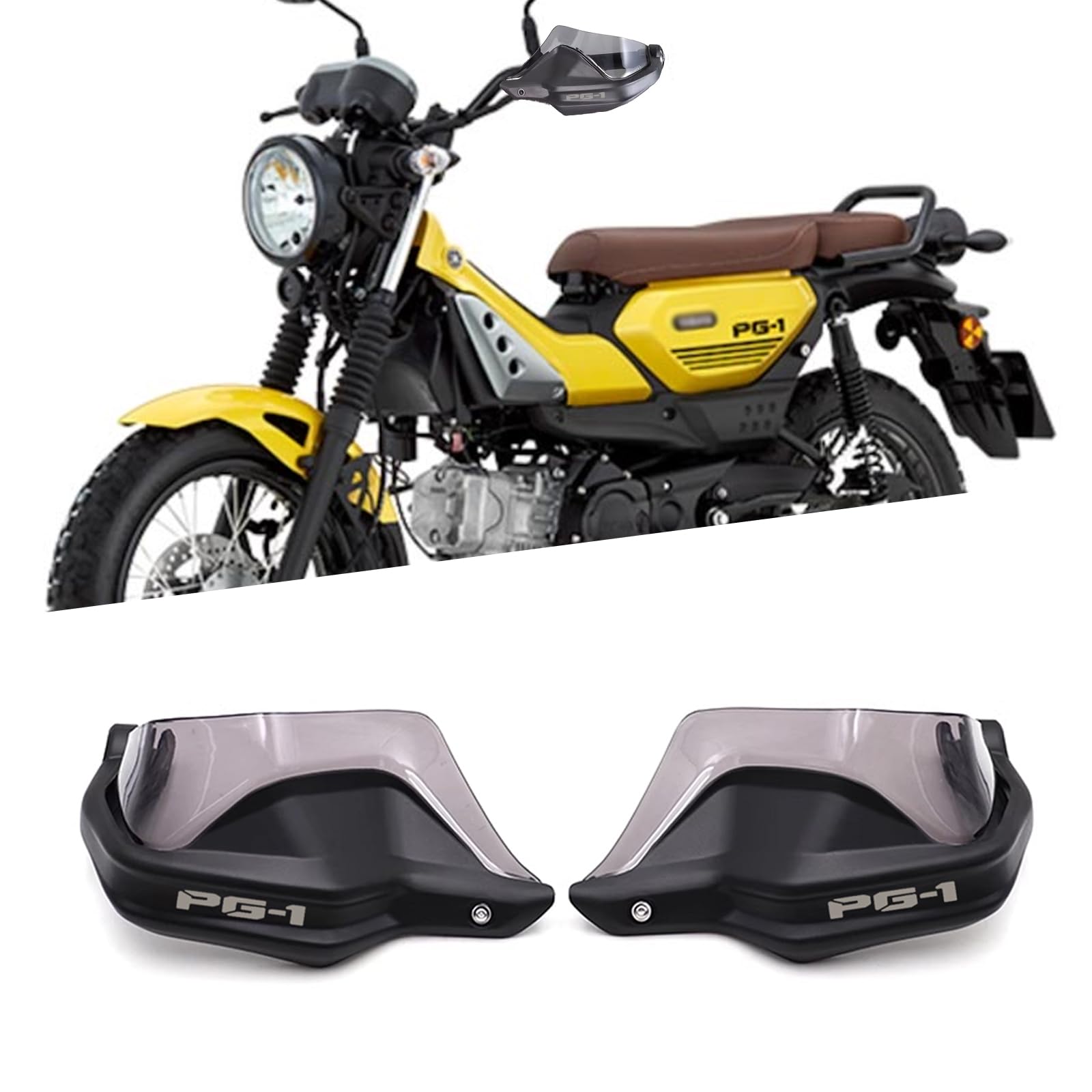 

KAGEFUNE Защита рук для мотоцикла для PG PG ONE Руль Защита от ветра Мотоциклетные аксессуары PG-1, 1, (2025), Защита, Ветровое стекло, Защита для двух рук,