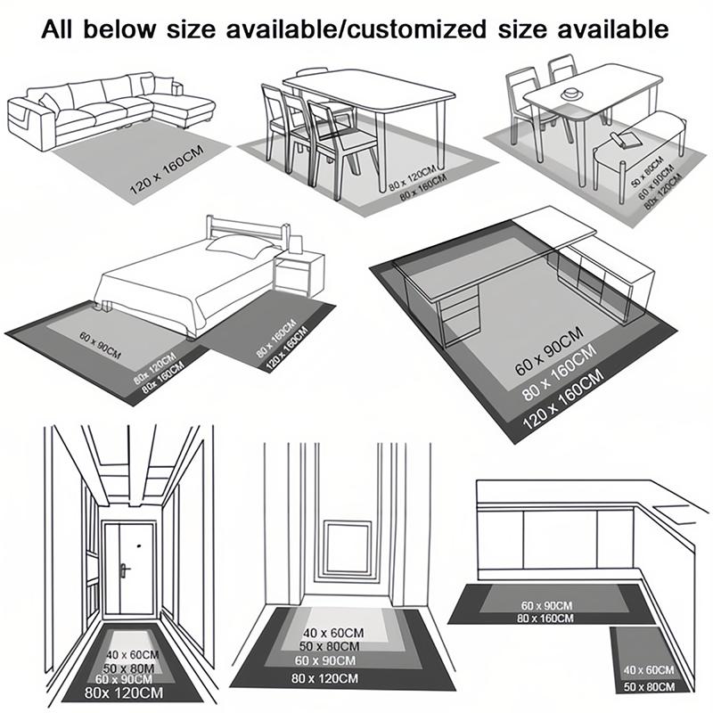 Custom Name,Tokio Hotel Home Sofa Decoration for Living Room & Bedroom, Non‑Slip Play Flannel Floor Mat for Game Room
