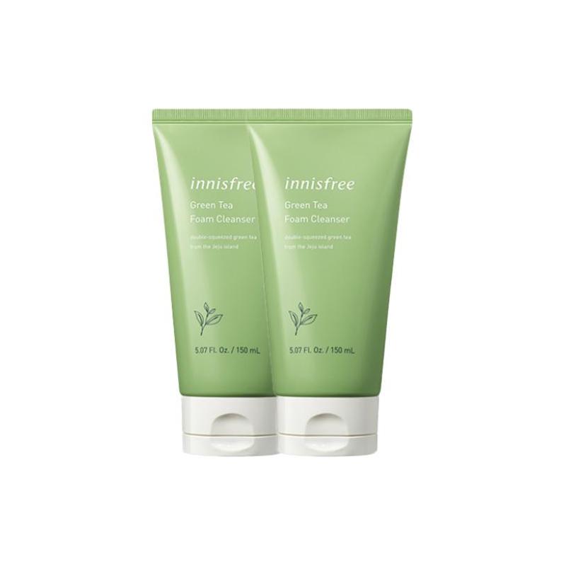 Innisfree Cleanser Refreshing and Hydrating Cleansing Green Tea Extract Moisturizing Cleanser-150ml2 зелёный
