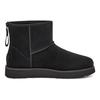UGG Classic Mini Logo Zip Boot Black Women's 1122671-BLK
