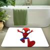 1pc MARVEL Superhero & Classic Movie Hero Floor Mat - Durable Polyester, Machine Washable, Rectangular Design for Living Room,
