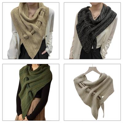 Schals Für Damen Nackenwickel Schal Lässiges Kleid Elegant Klein Vintage Dünn Imitation Kaschmir Kragenschal Damen