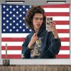 Conan Grays Ameircan Flag Tapestry Y Pop Singer Wall Hanging Tapestry Aesthetic Room Decor Wallpapers Home And Garden Banners