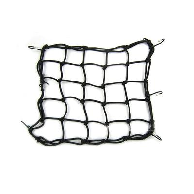 Nät för motorcykelresor, 15,7 x 15,7 tum (40 x 40 cm), 6 krokar, Reginet, Svart
