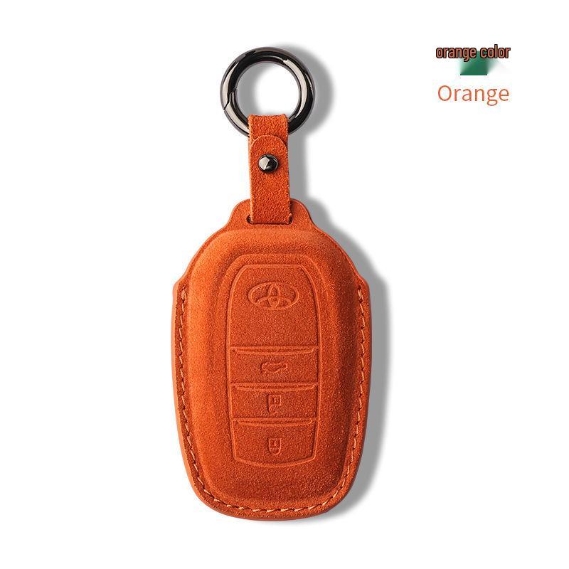 Suede Key Case for Toyota: Fits Corolla, Camry, Levin, Avalon, Highlander, CHR
