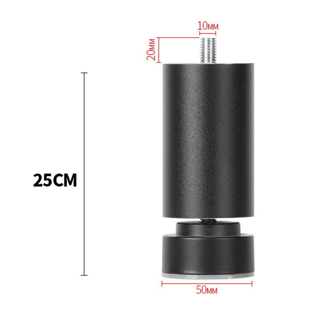 4x Sofa Legs Alloy Adjustable Heavy Duty Table Feet M10 Metal Furniture Legs for Bathroom Dining Table Wardrobes Couch Sofas