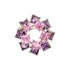 Einfache Doppellagige Geometrische Brosche, Hochwertige Damen Exquisite Kristallbrosche, Luxuriöse Design-Brosche