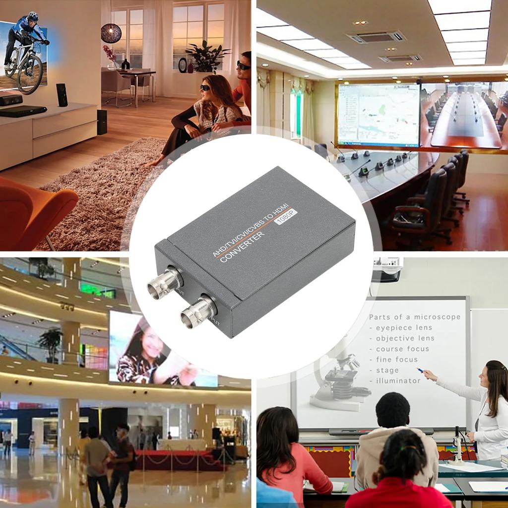 1080P Verlustfreies Video Plug Play HDMI Konverter für CCTV Kamera AHD TVI CVI CVBS zu HDMI Adapter für HDTV Monitor