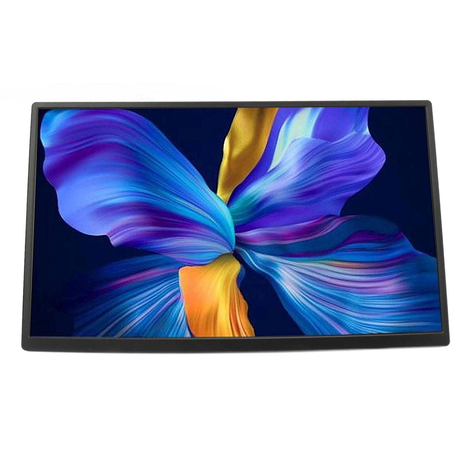 

18,5-дюймовый портативный монитор Type C 120 Гц 1080P с двумя динамиками IPS-дисплей для компьютера, сотового телефона, США US Plug