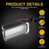 2Pcs LED License Number Plate Light Lamps for Ford Escape Ranger Kuga 1 2 C-MAX Focus 2 3 Ecosport Edge Fiesta 6 7 Mondeo 4 5