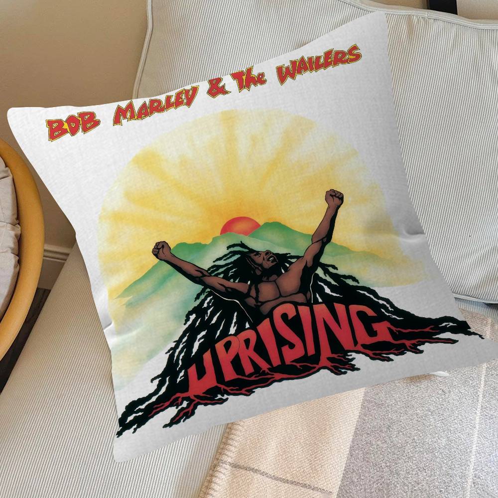Classic Bobs Marley & T-The Wailers Cushion Cover Decorative Pillow Sofa Home Decor Case Pillow Cases