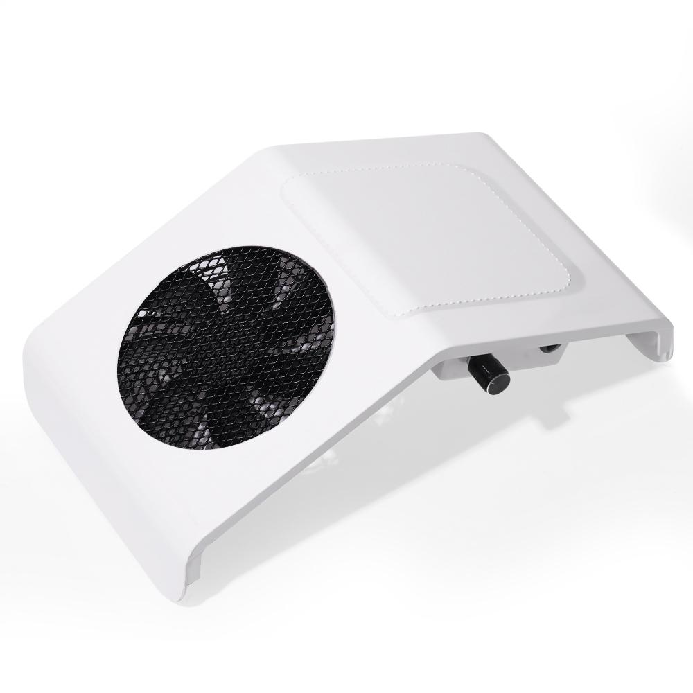 

Nail Dust Collector Big Power Vacuum Manicure Dust Absorber With Removable Filter For Family All Nail Salon Activities US Plug білий