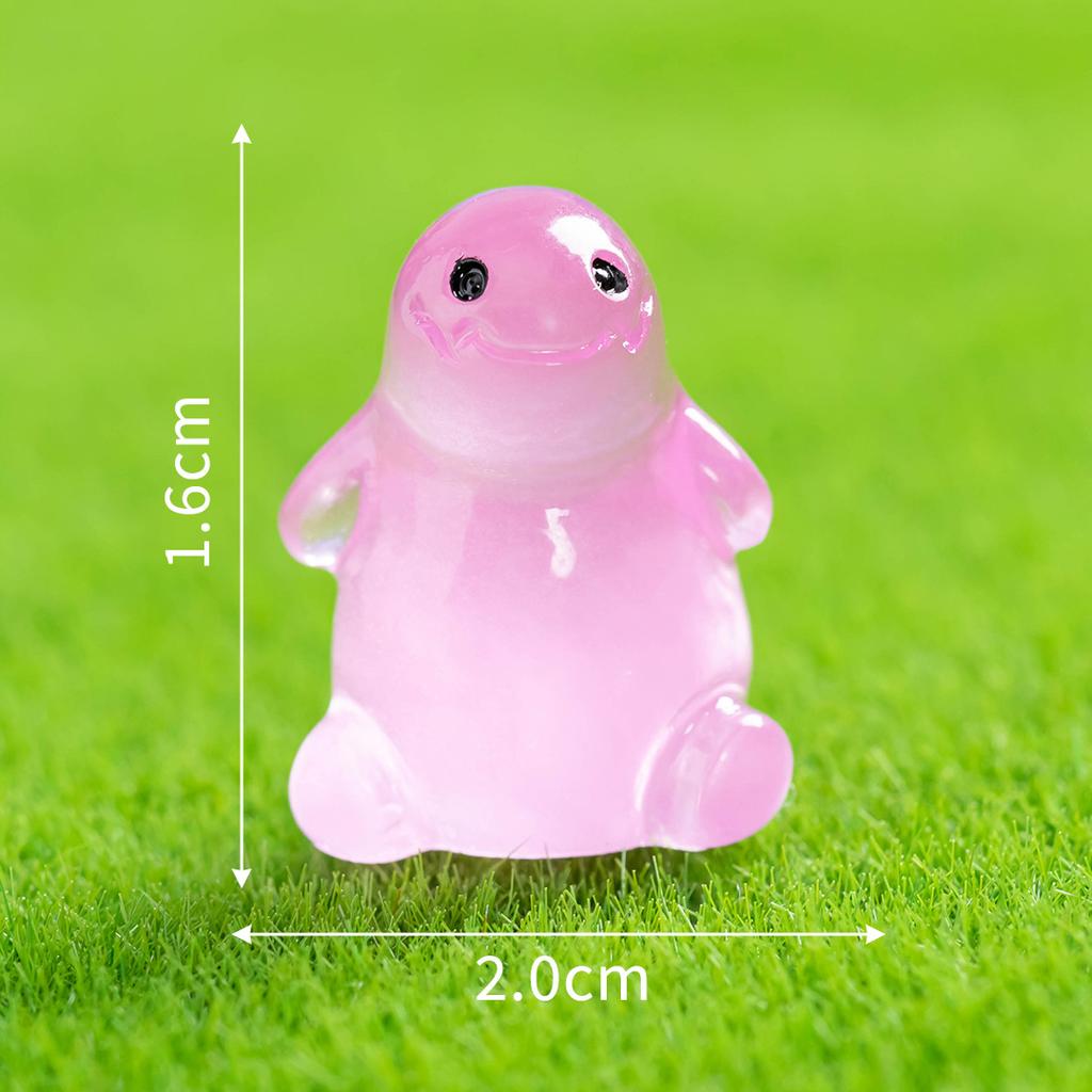 Mikro-Landschaft Cartoon Niedlich Leuchtend im Dunkeln Godzilla Tier Ornament DIY Dekorative Accessoires Schreibtisch Auto Ornament