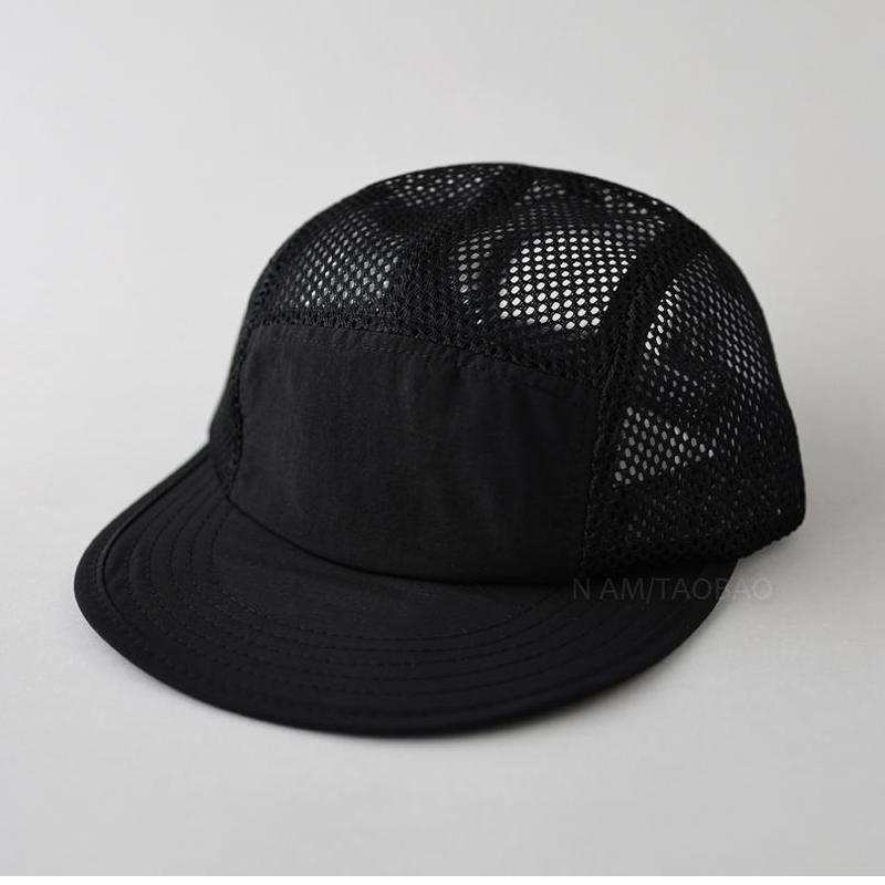Spring and Summer Thin Flat-Brimmed Half-Mesh Breathable Baseball Cap for Men and Women