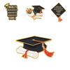 Brooch Stunning Graduation Metal Pin With Elegant Design Celebrating Excellence Academic