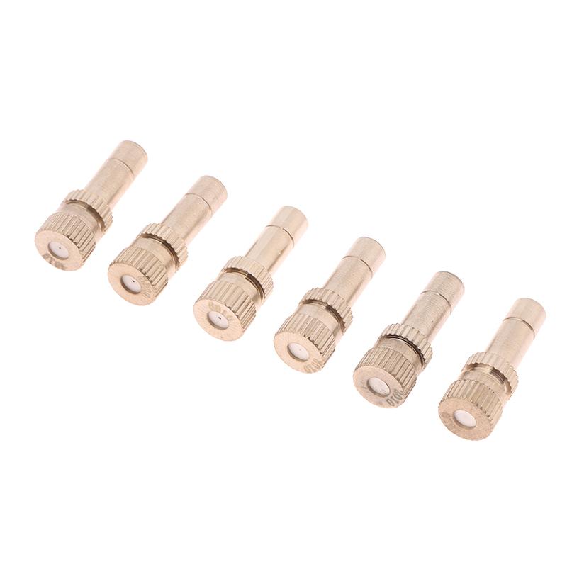 5Pcs 6Mm Quick Connect Mist Sprayer Atomizing Misting Nozzle Garden Water Irrigation Sprinkler For Misting Cooling System